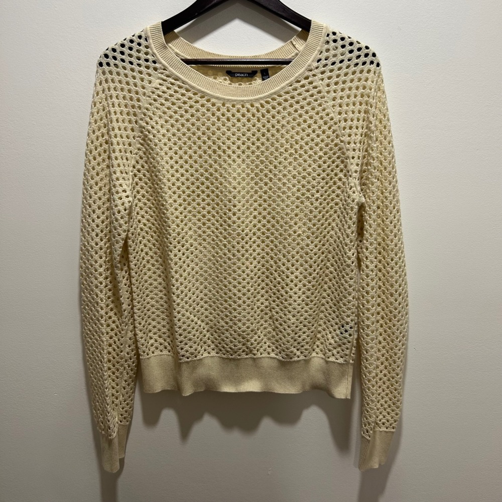 Beige mesh top size Large